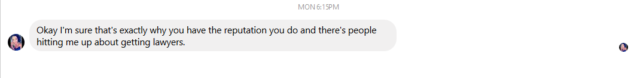 Madison Vincent says everyone hates me
